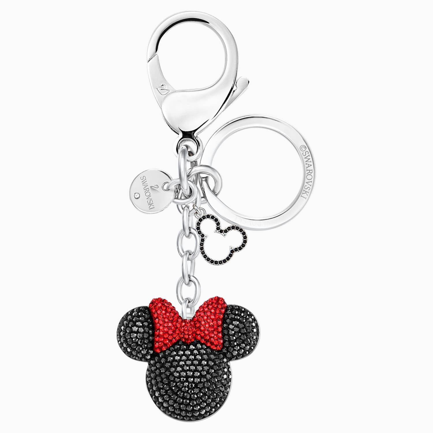 Minnie Bag Charm Black Stainless Steel Swarovski Com
