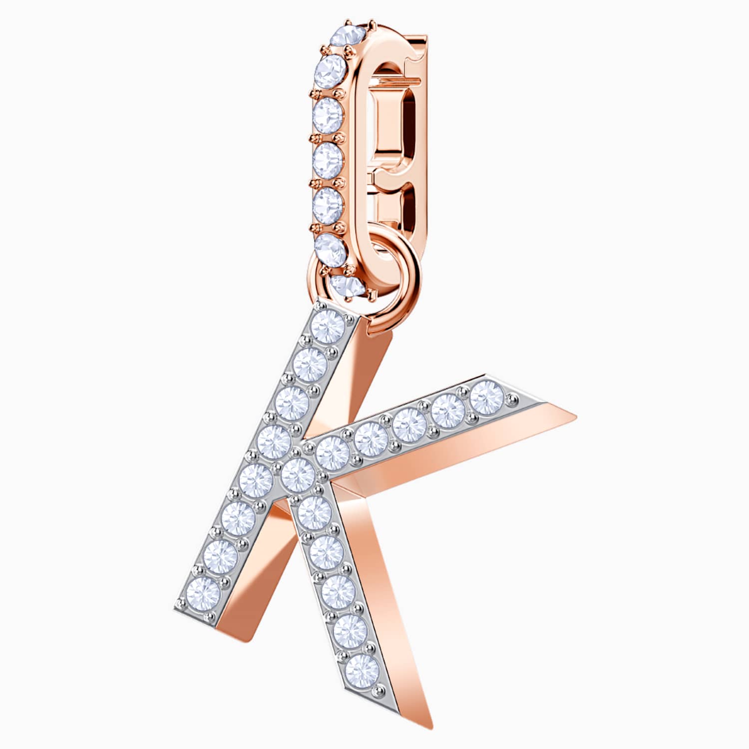 Swarovski Remix Collection Charm K Beyaz Pembe Altin Rengi Kaplama Swarovski Com