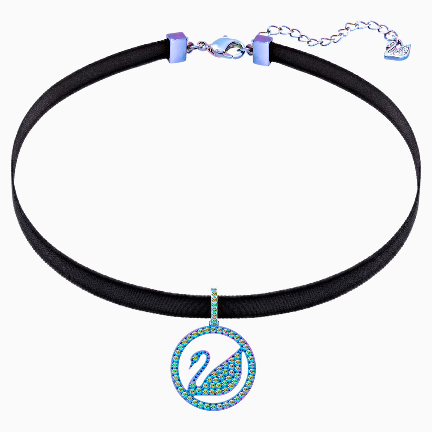Pop Swan Choker Purple Lilac Pvd Coating Swarovski Com