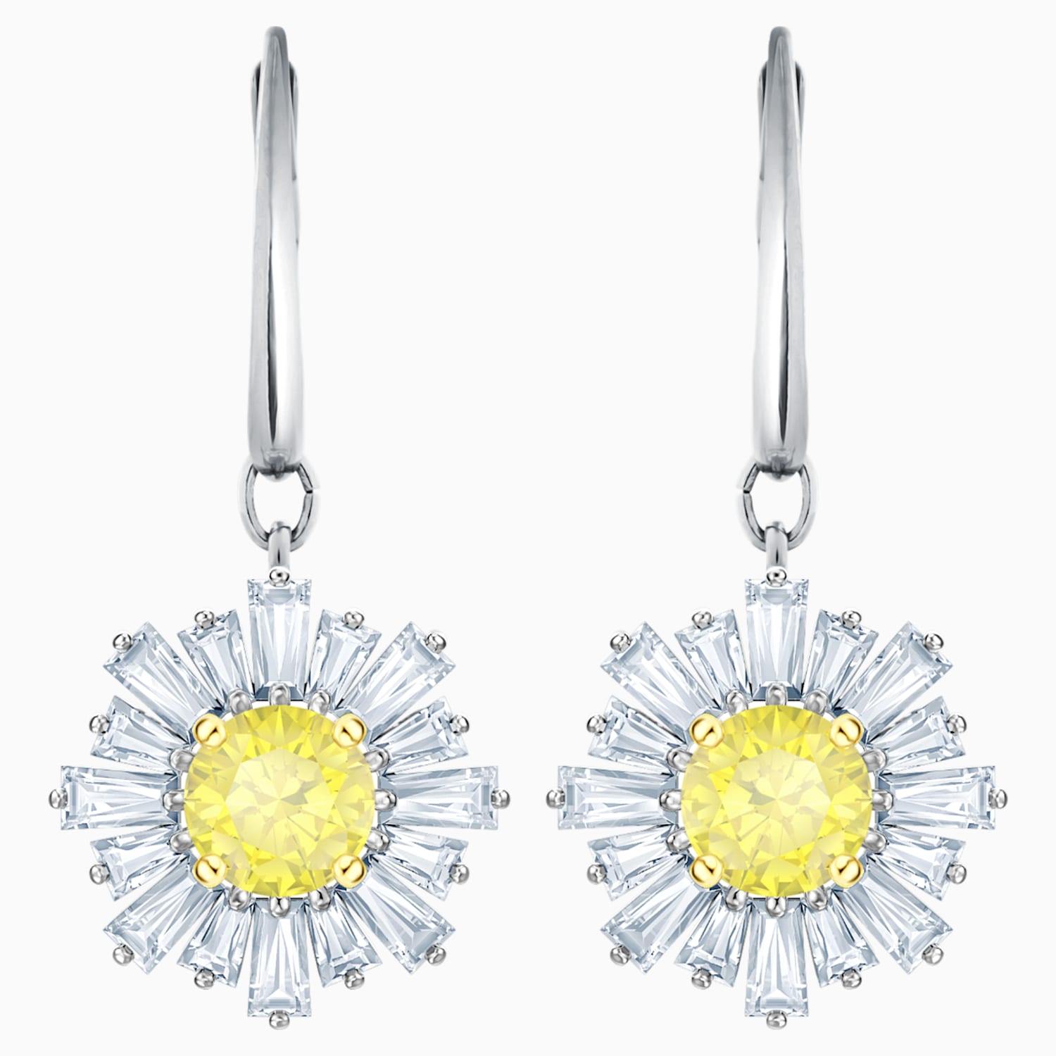 yellow light up earrings