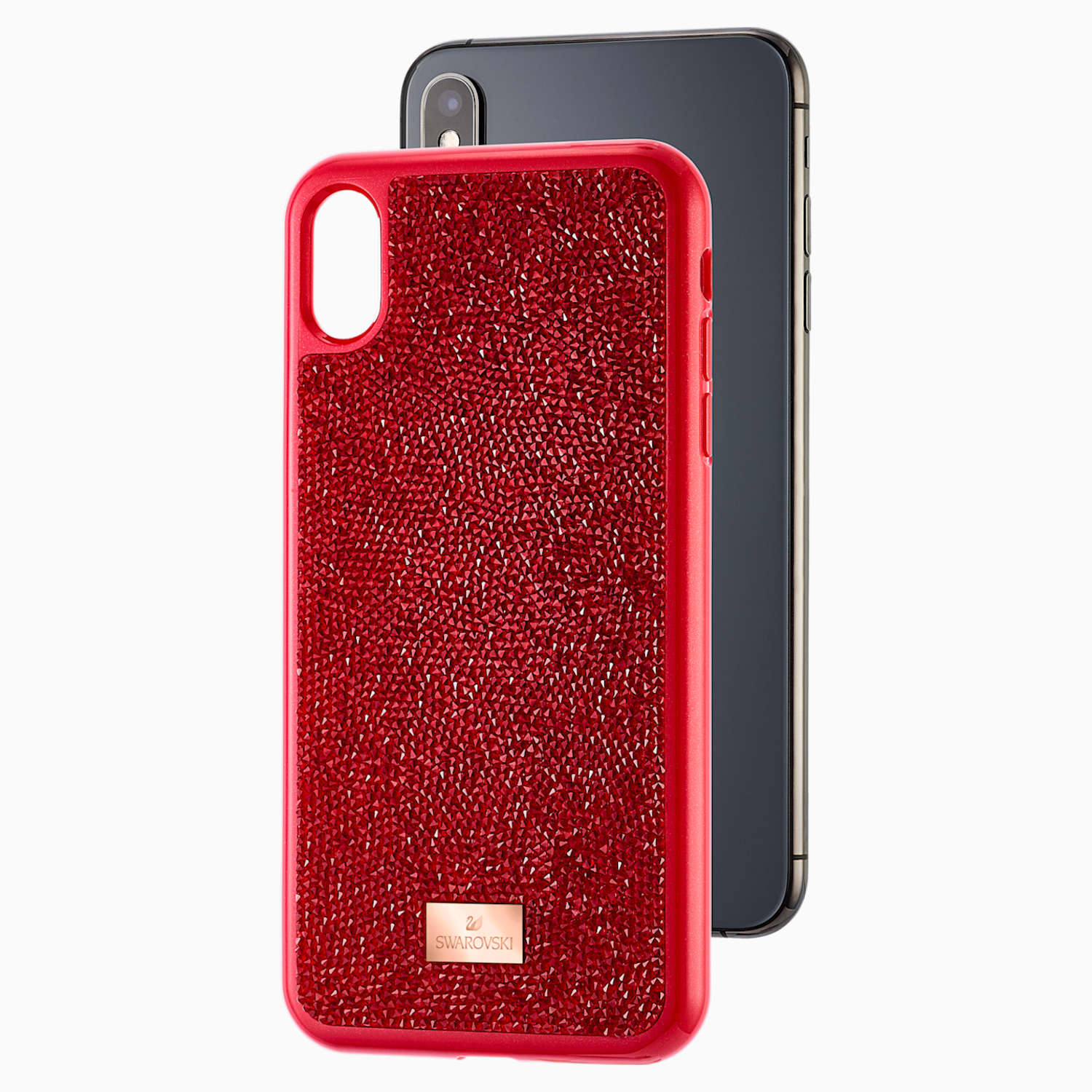 Glam Rock Smartphone Case Iphone Xs Max Red Swarovski Com
