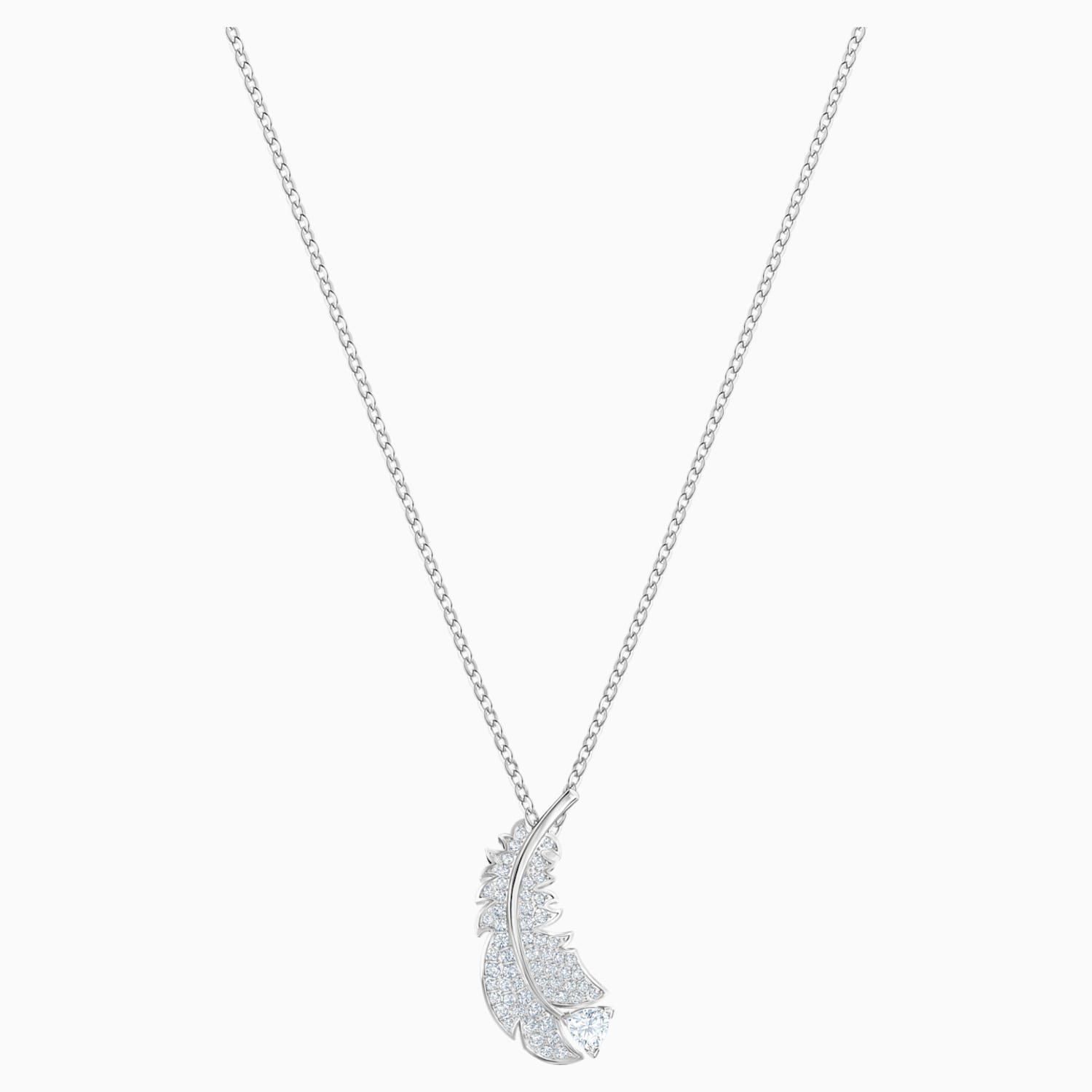 Nice Kolye Beyaz Rodyum Kaplama Swarovski Com