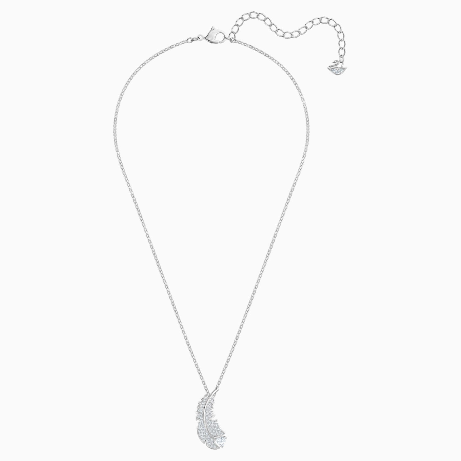 Nice Kolye Beyaz Rodyum Kaplama Swarovski Com
