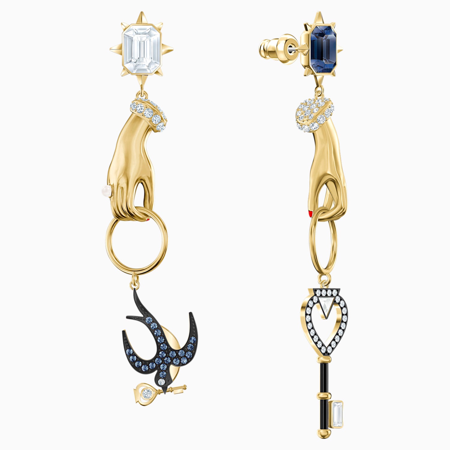 Tarot Magic Ohrringe Mehrfarbig Vergoldet Swarovski Com