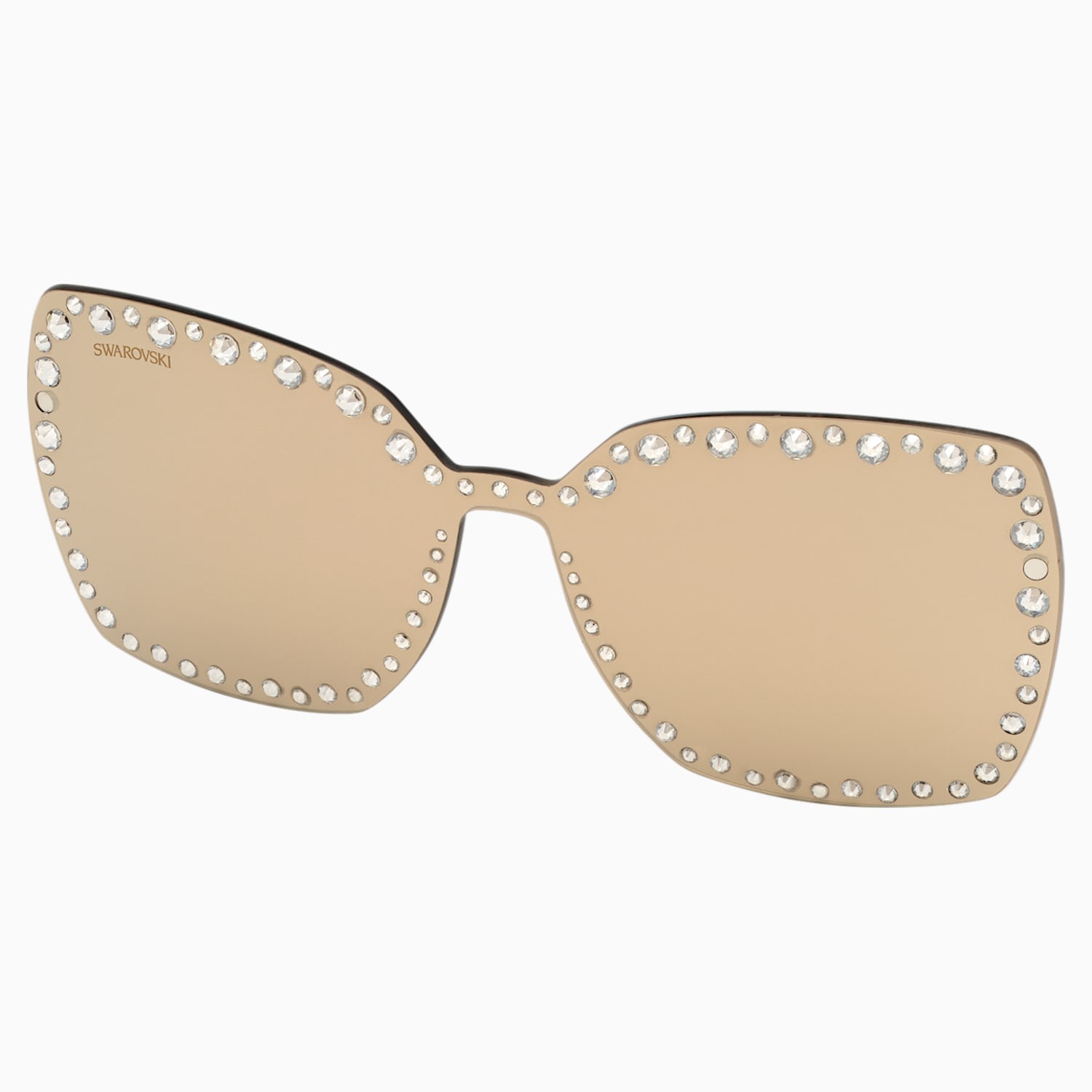 Swarovski Gunes Gozlukleri Icin Click On Maske Cerceve Sk5330 Cl 32g Kahverengi