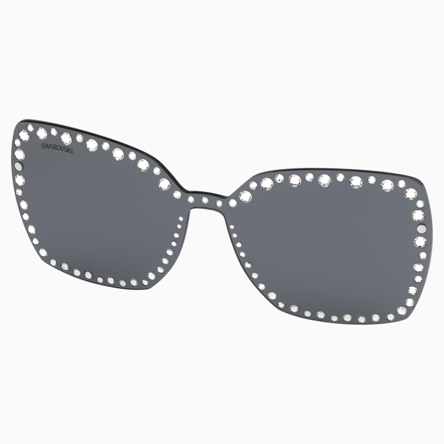 Masque à cliper pour lunettes de soleil Swarovski, SK5330 CL 16A, gris Masque à cliper pour lunettes de soleil Swarovski, SK5330 CL 16A, gris