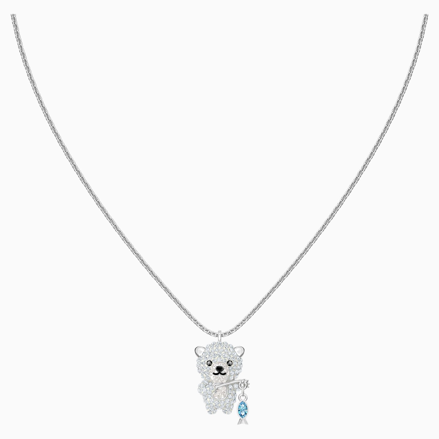 swarovski teddy bear pendant