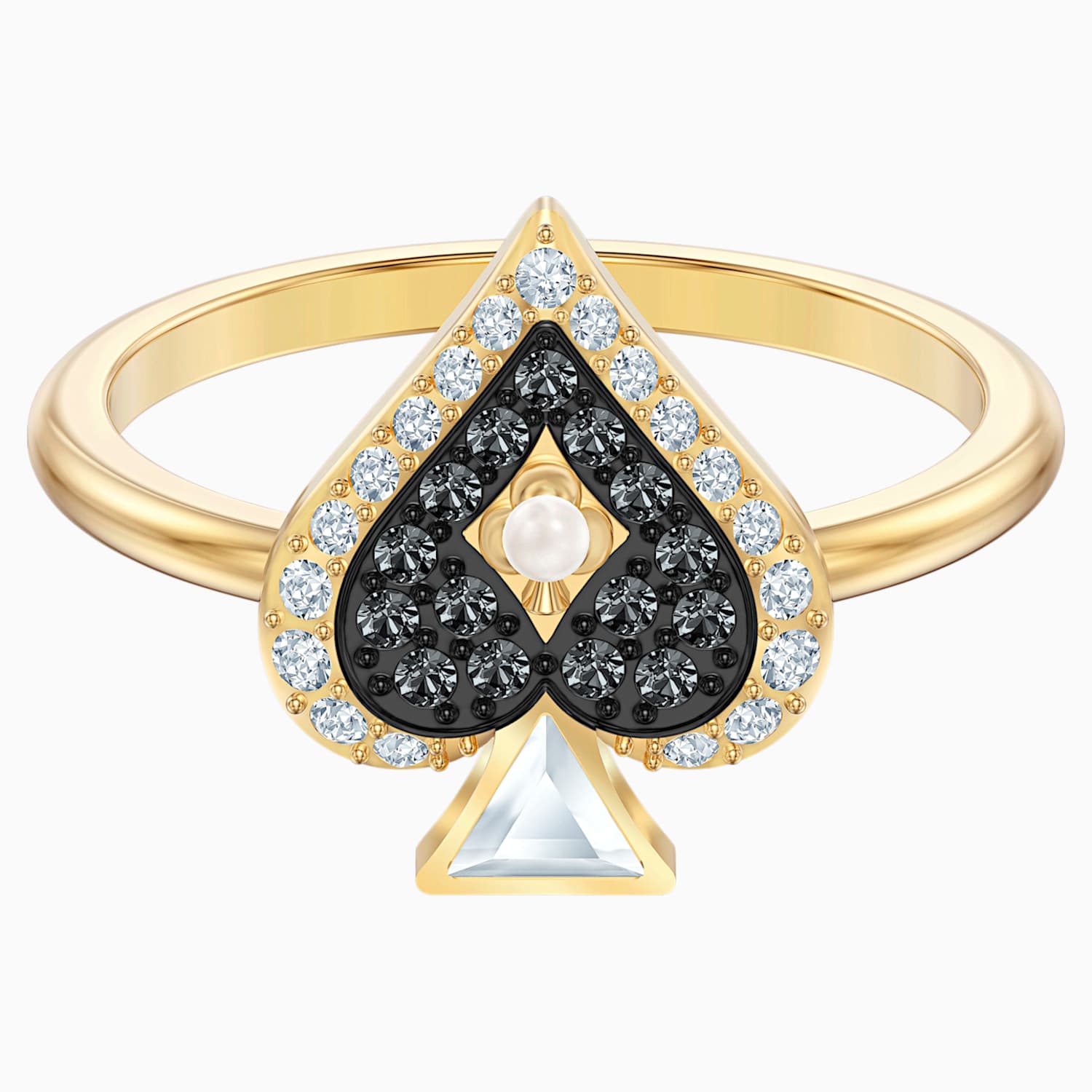 Tarot Magic Ring Set Multi Colored Gold Tone Plated Swarovski Com