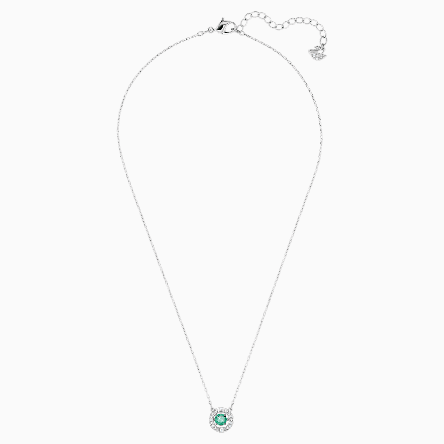 Swarovski Sparkling Dance Kolye Yesil Rodyum Kaplama Swarovski Com