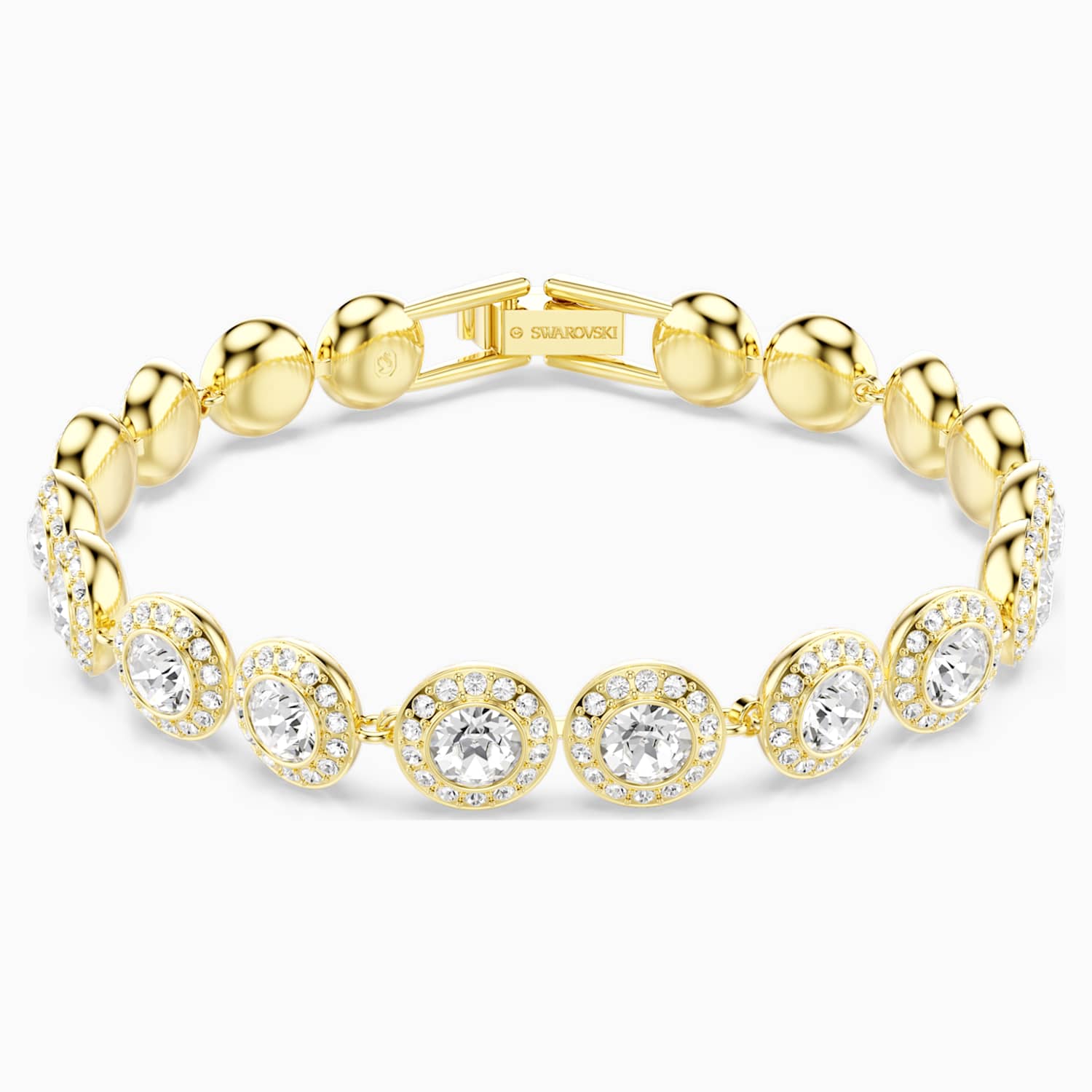 Angelic Bileklik Beyaz Altin Rengi Kaplama Swarovski Com