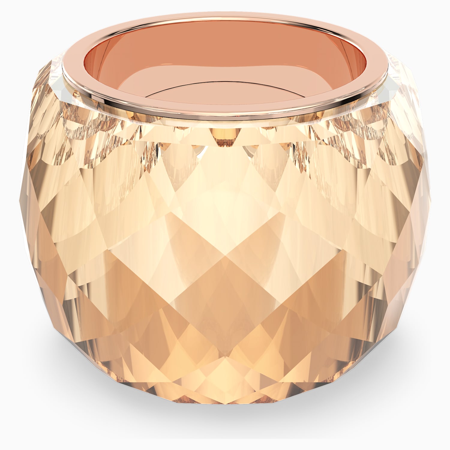 Swarovski Nirvana Ring Gold Tone Rose Gold Tone Pvd Swarovski Com