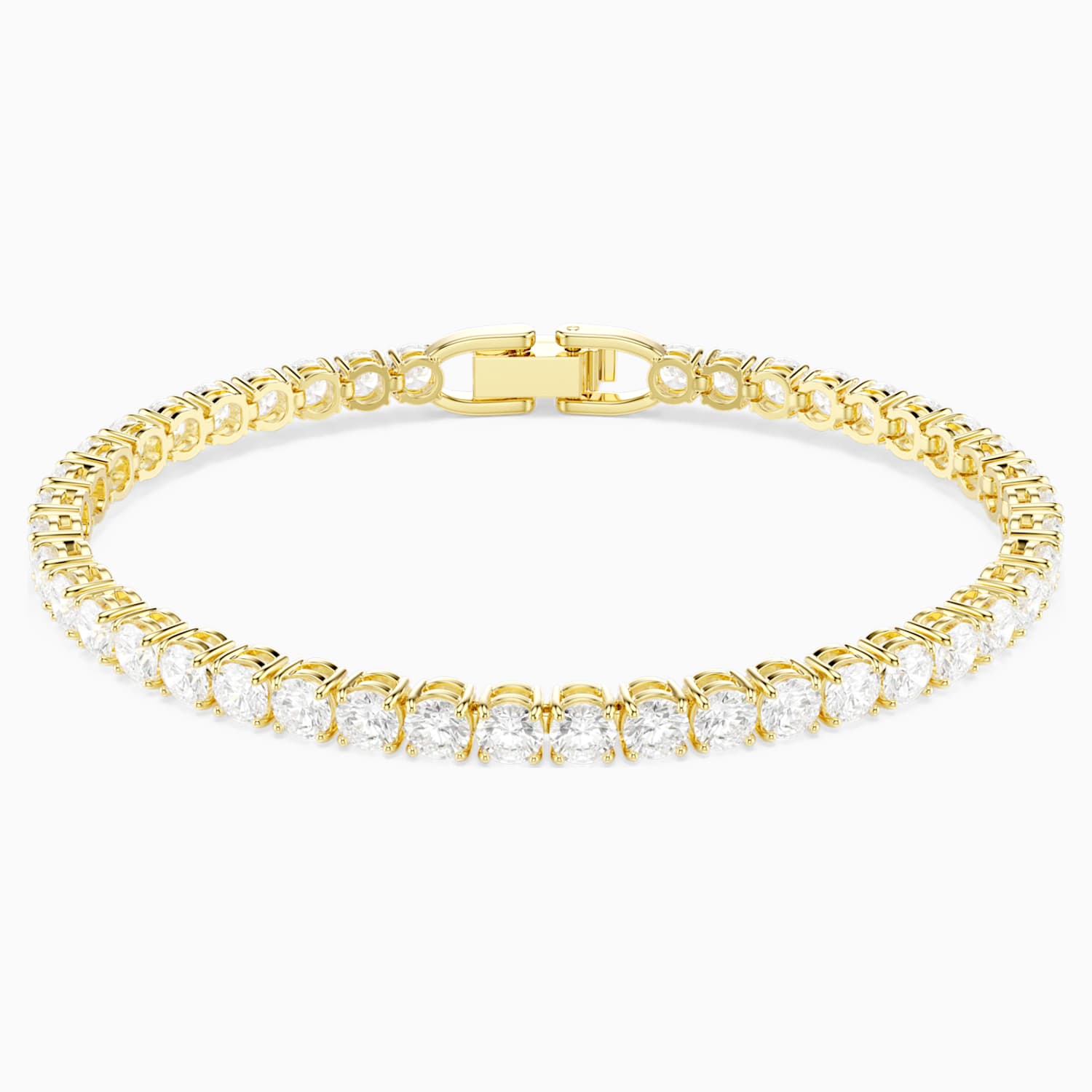 Yassi Gecmeli Model Gold Renk Erkek Bileklik Miu