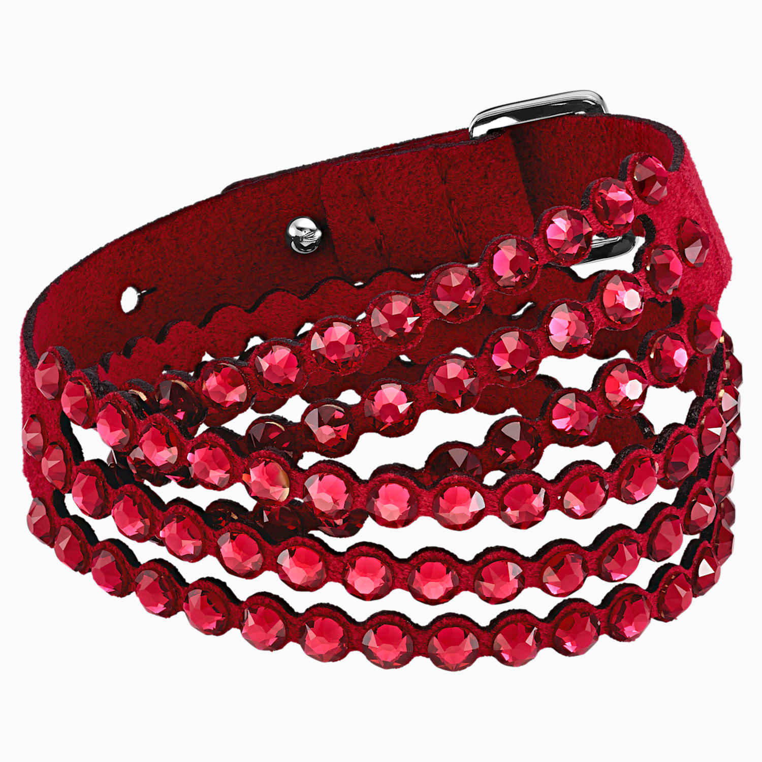 swarovski red crystal bracelet