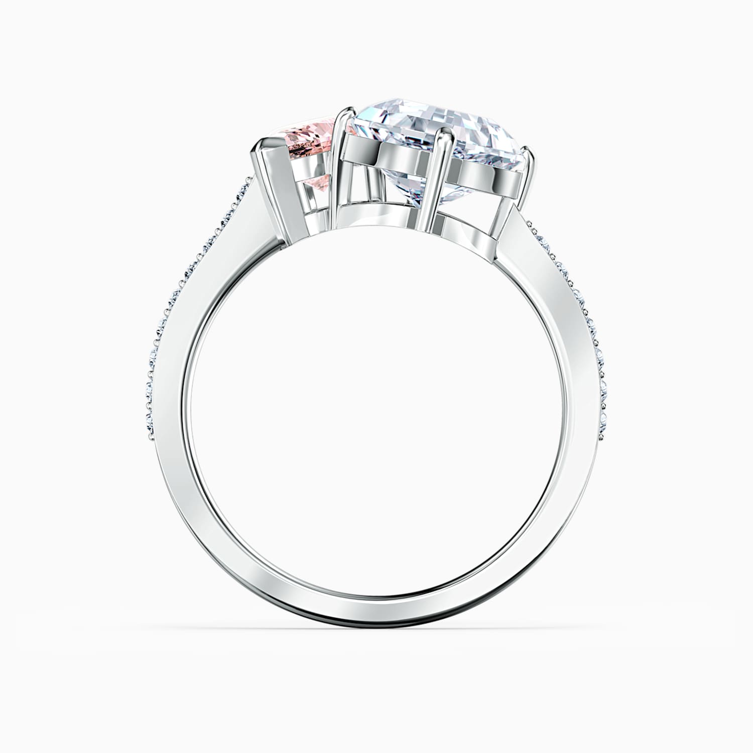 Attract Soul Yuzuk Pembe Rodyum Kaplama Swarovski Com