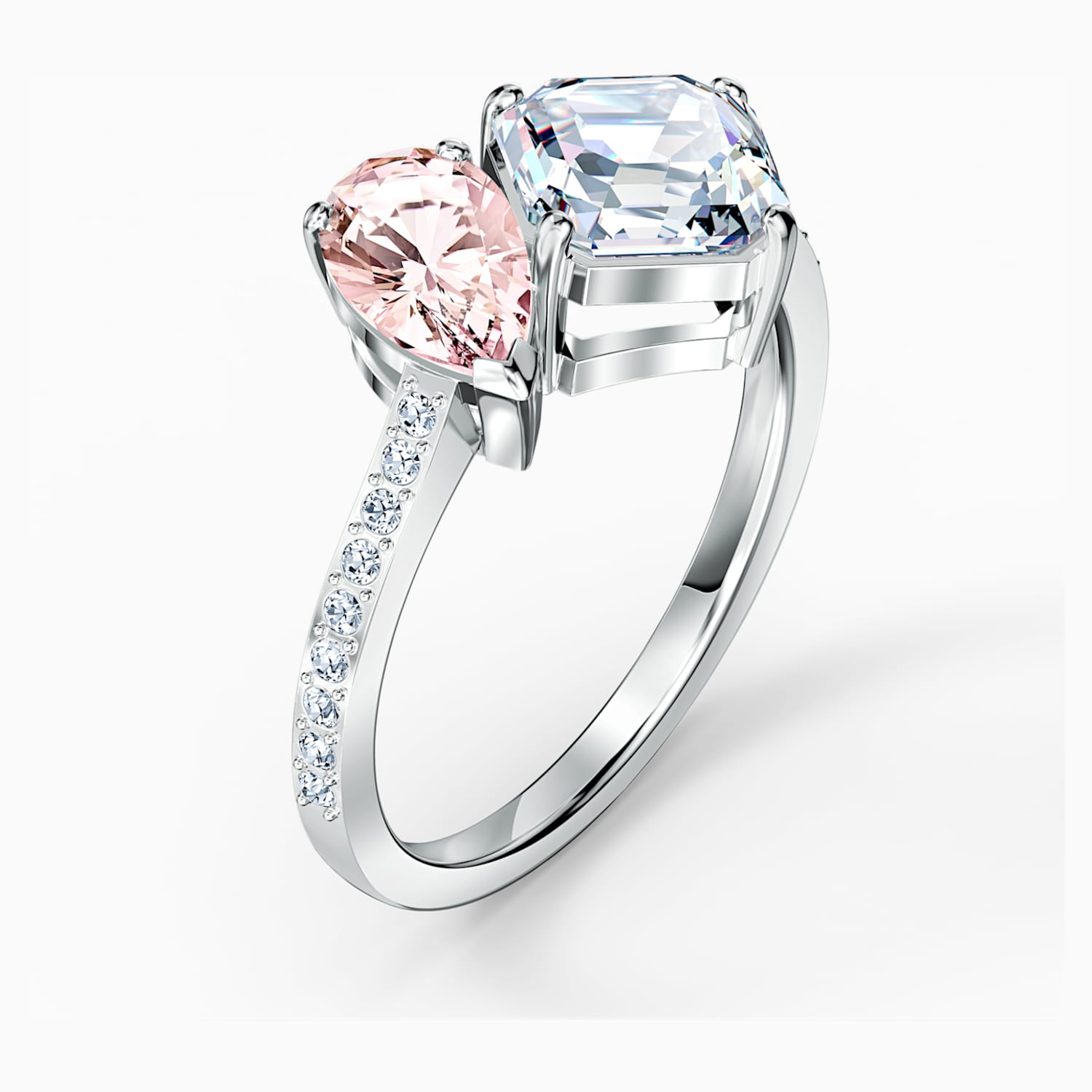 Attract Soul Yuzuk Pembe Rodyum Kaplama Swarovski Com