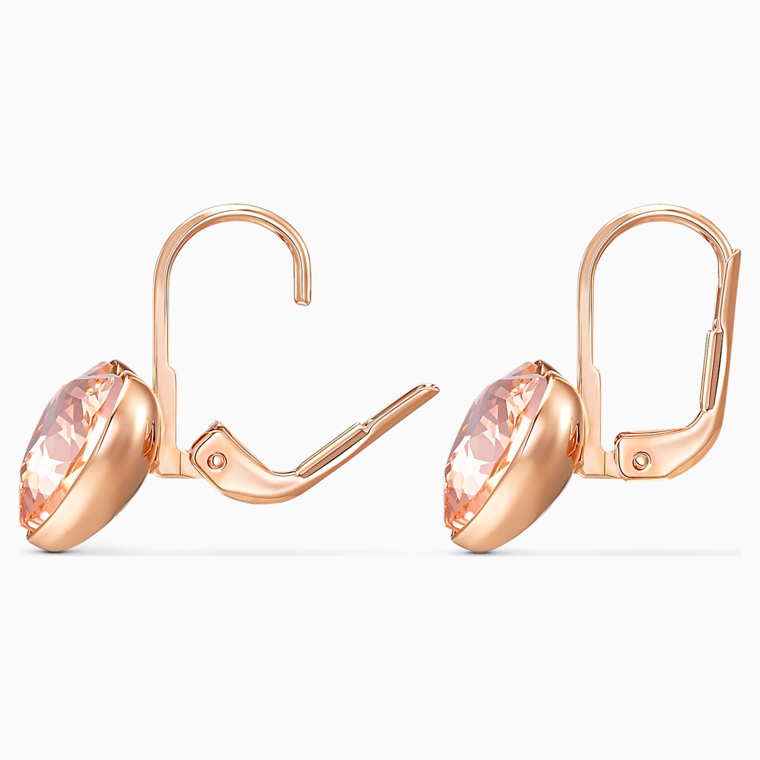 Bella Mujer Pendientes De Plumas Individual-Oro Rosa