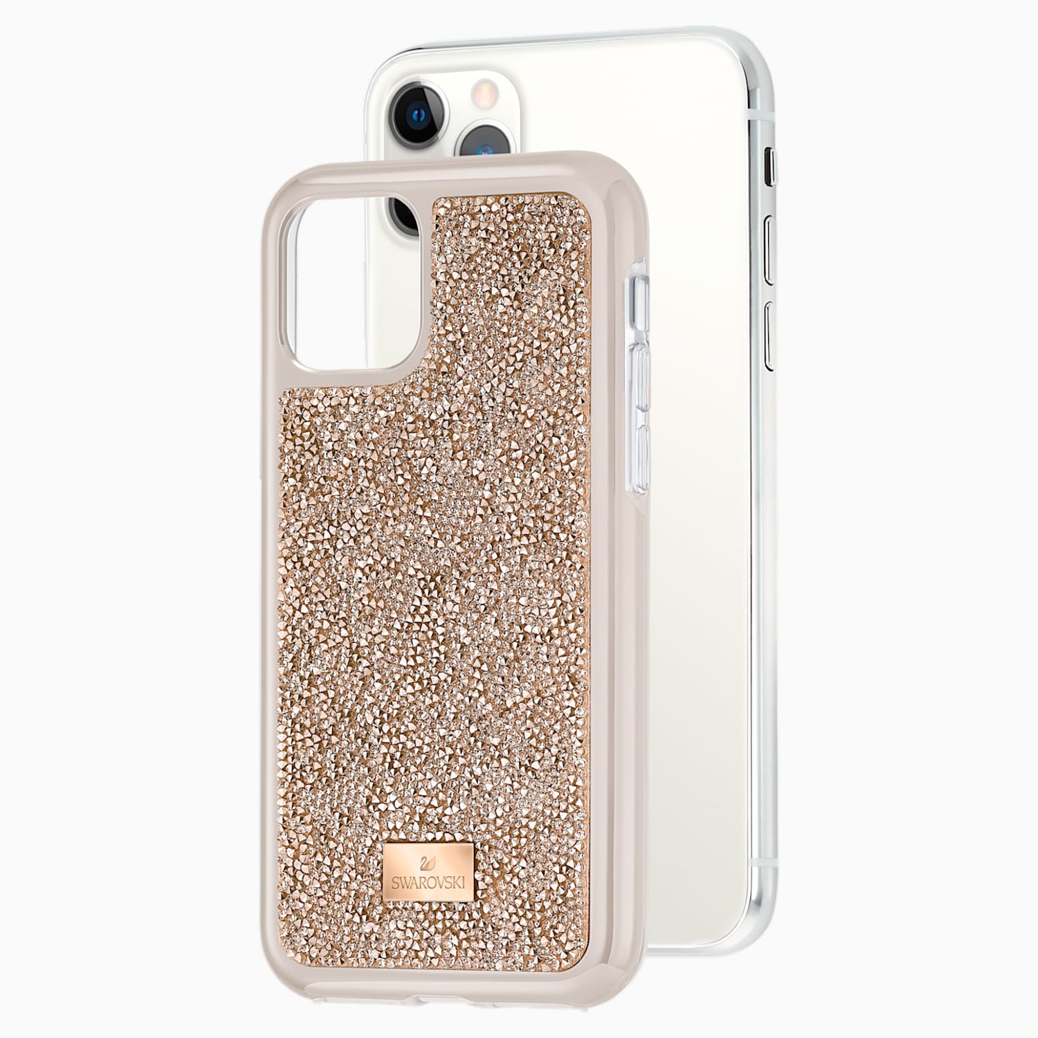 Glam Rock Smartphone Case With Bumper Iphone 11 Pro Rose Gold Tone Swarovski Com