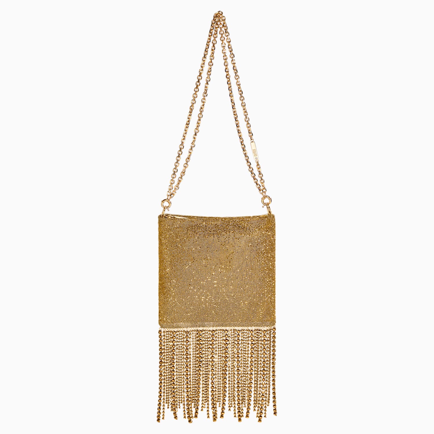 gold fringe bag