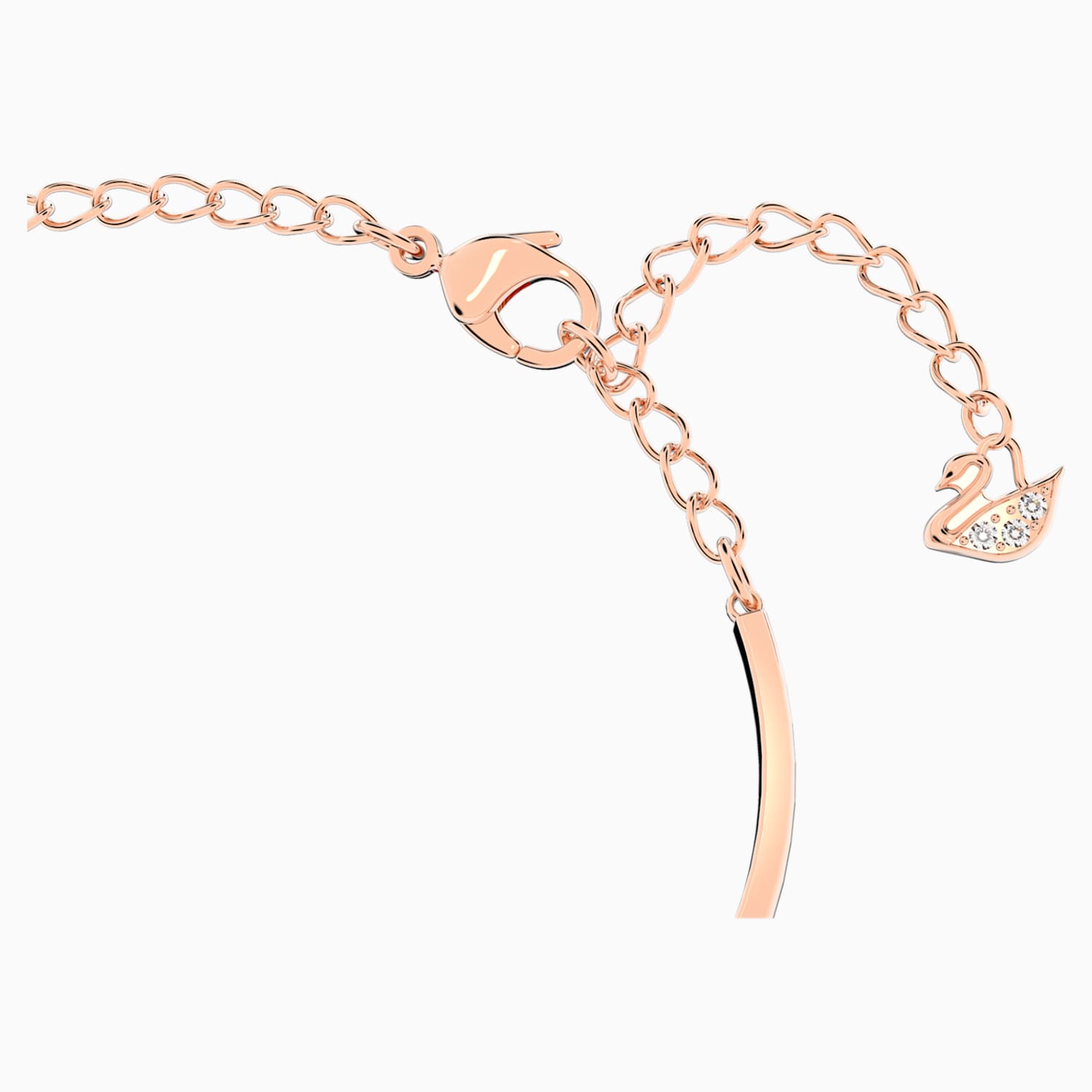 Swarovski Infinity Heart Bangle White Mixed Metal Finish Swarovski Com