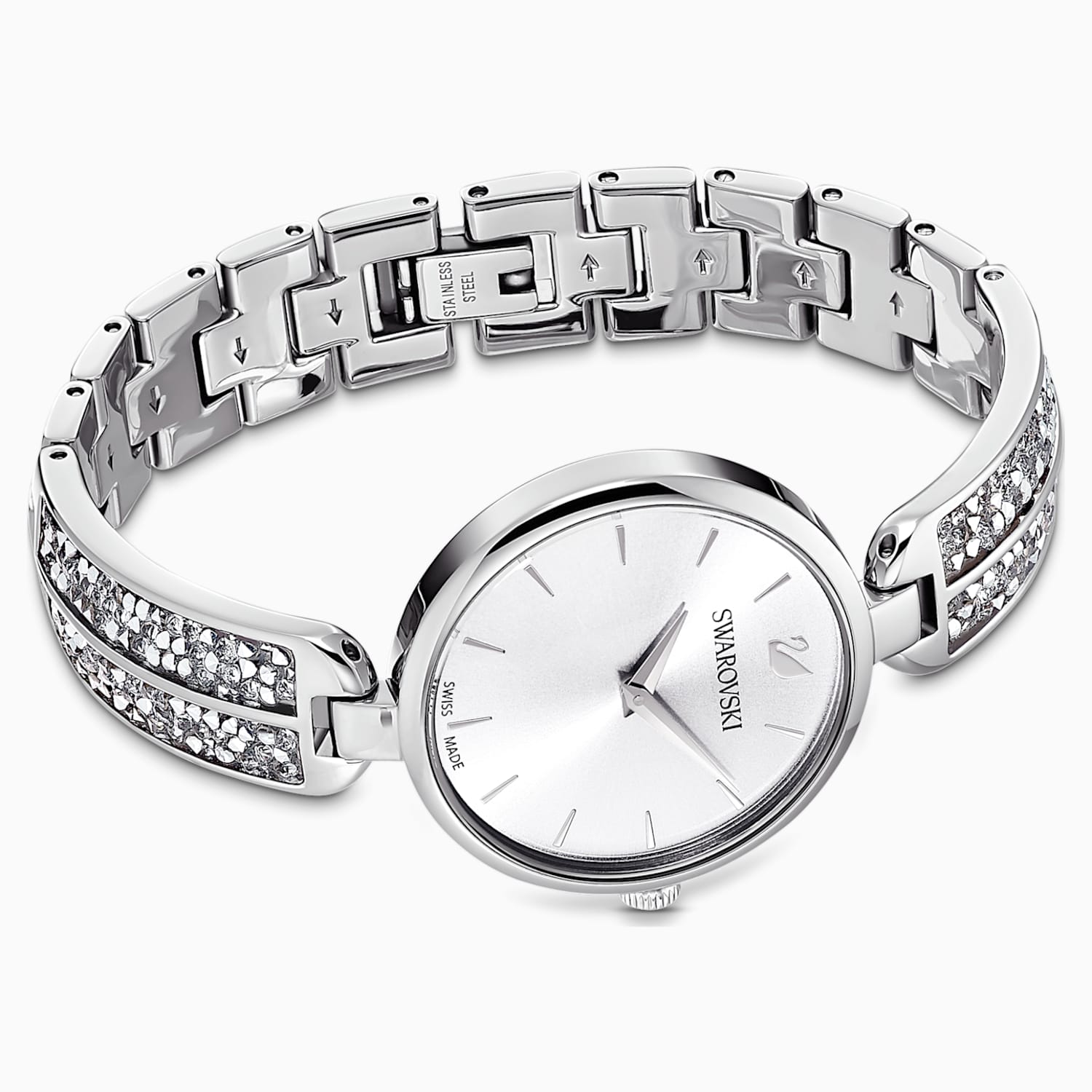 silver watch