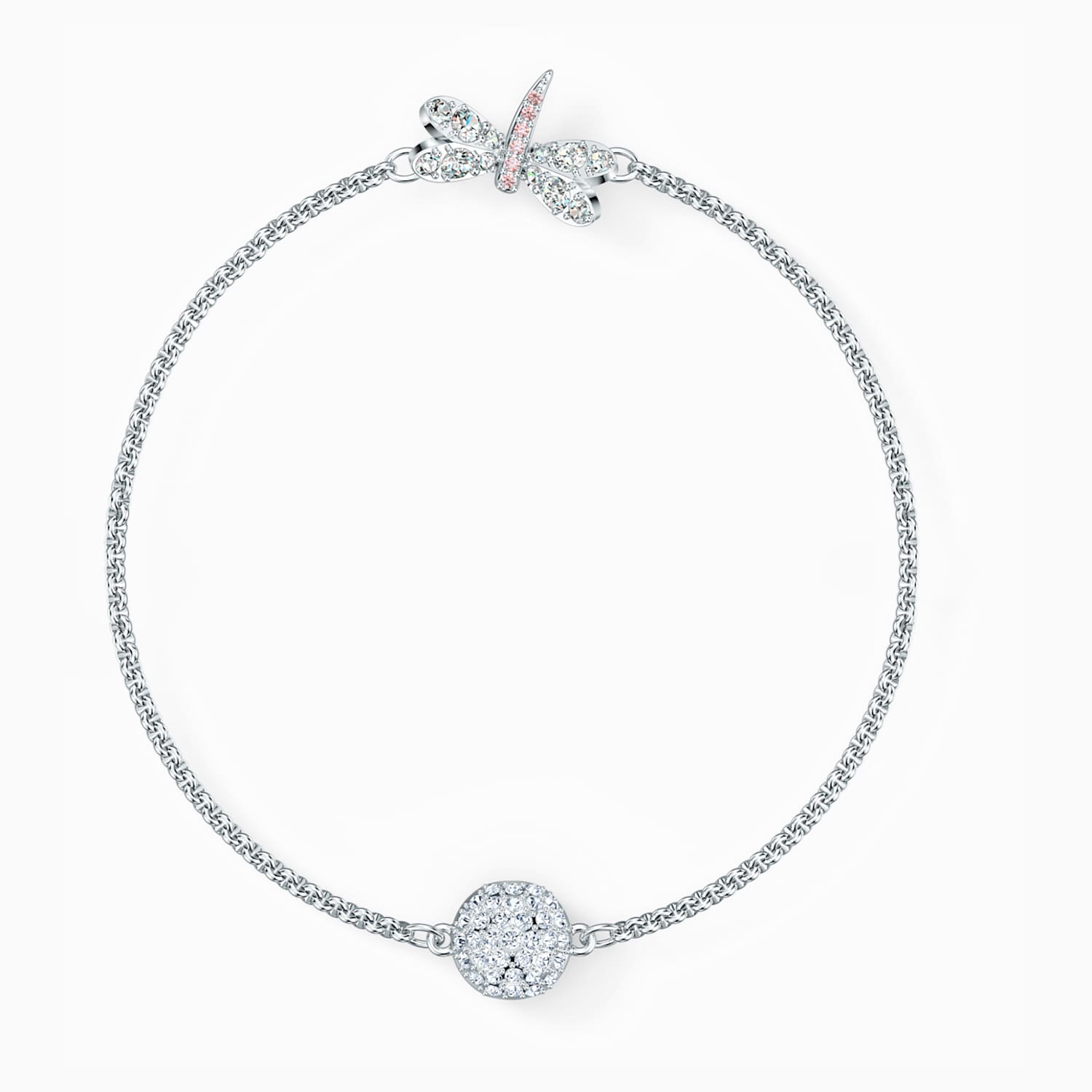 Swarovski Remix Collection Dragonfly Strand White Rhodium Plated Swarovski Com