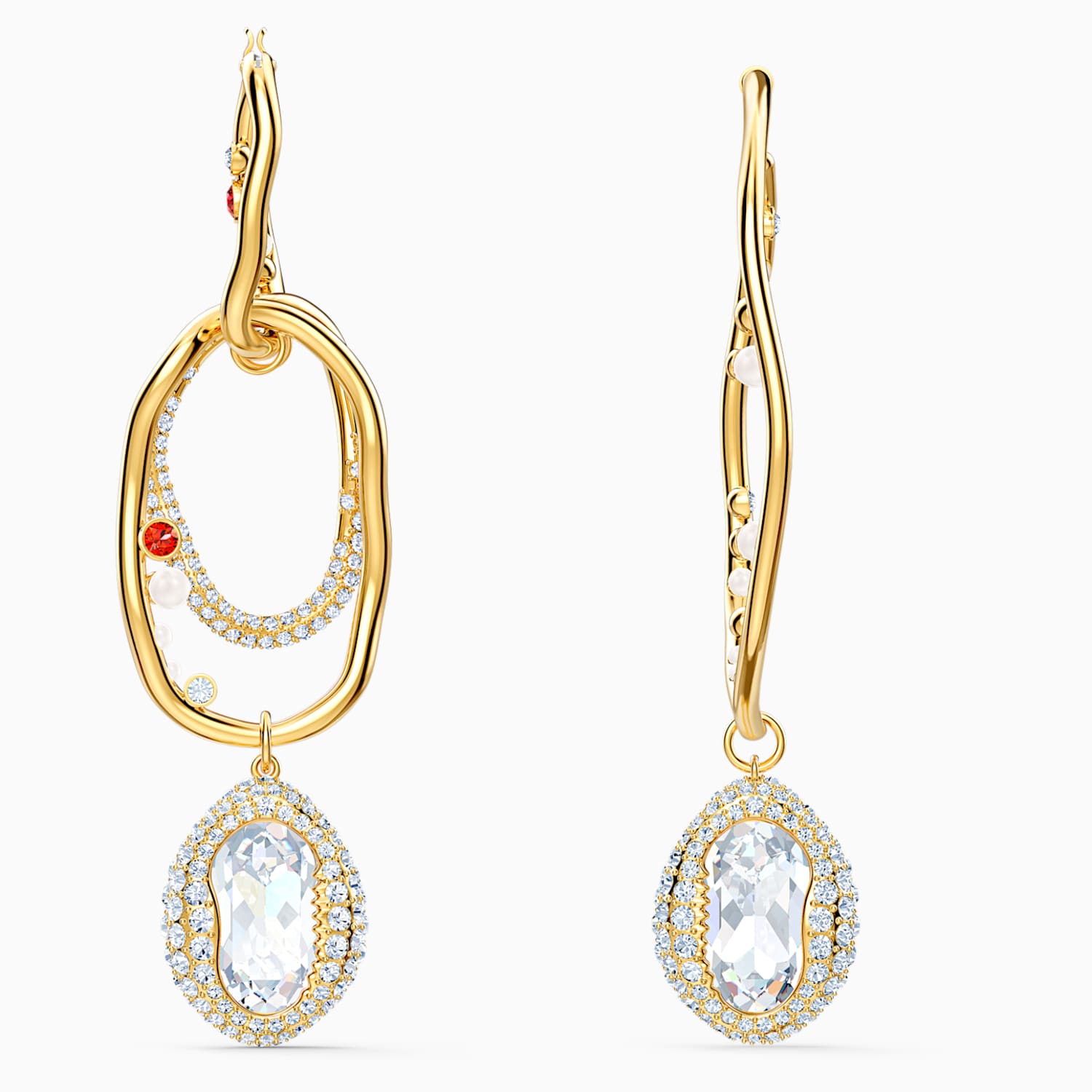 Shell Ohrringe Gross Mehrfarbig Hell Vergoldet Swarovski Com