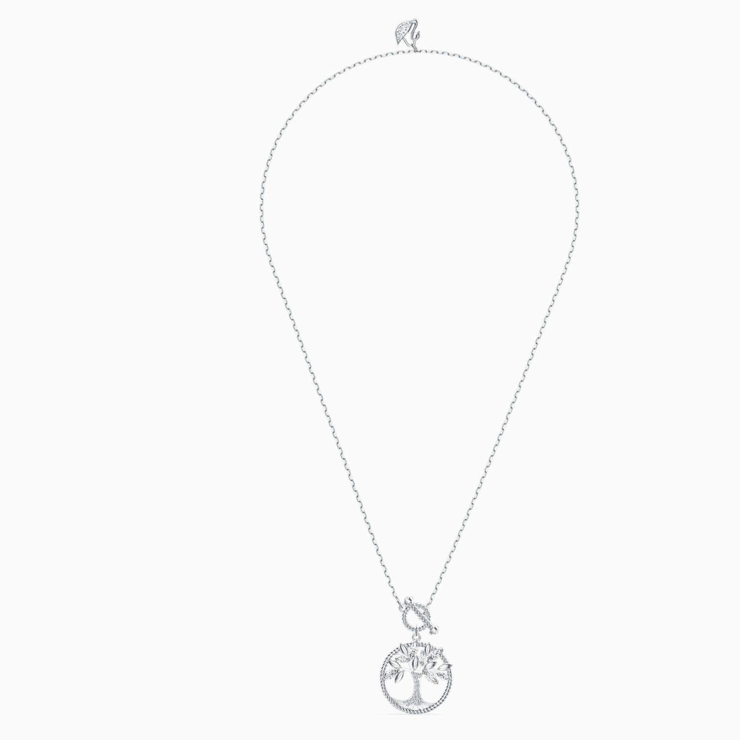 Swarovski Symbolic Tree Of Life Kolye Beyaz Rodyum Kaplama Swarovski Com