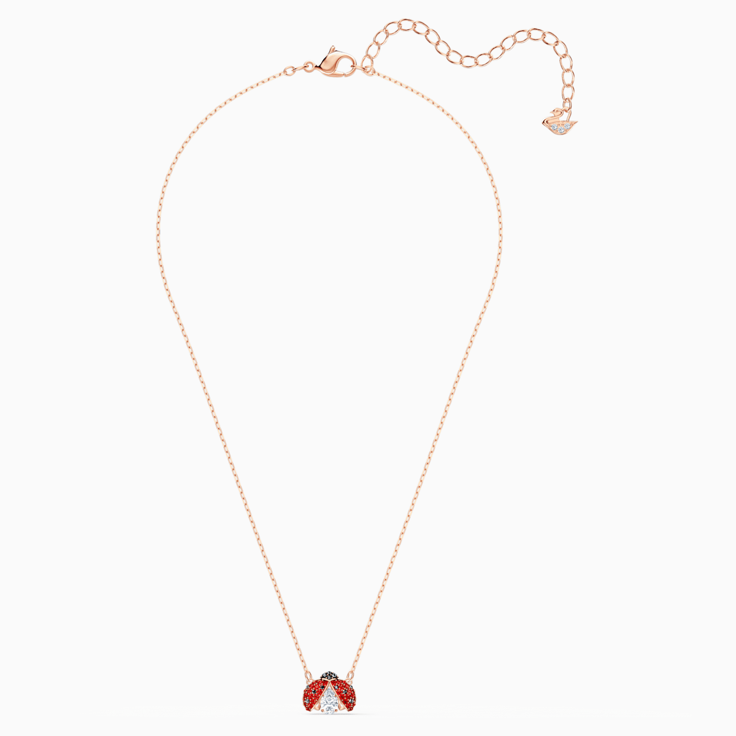 Swarovski Sparkling Dance Ladybug Kolye Kirmizi Altin Rengi Kaplama Swarovski Com