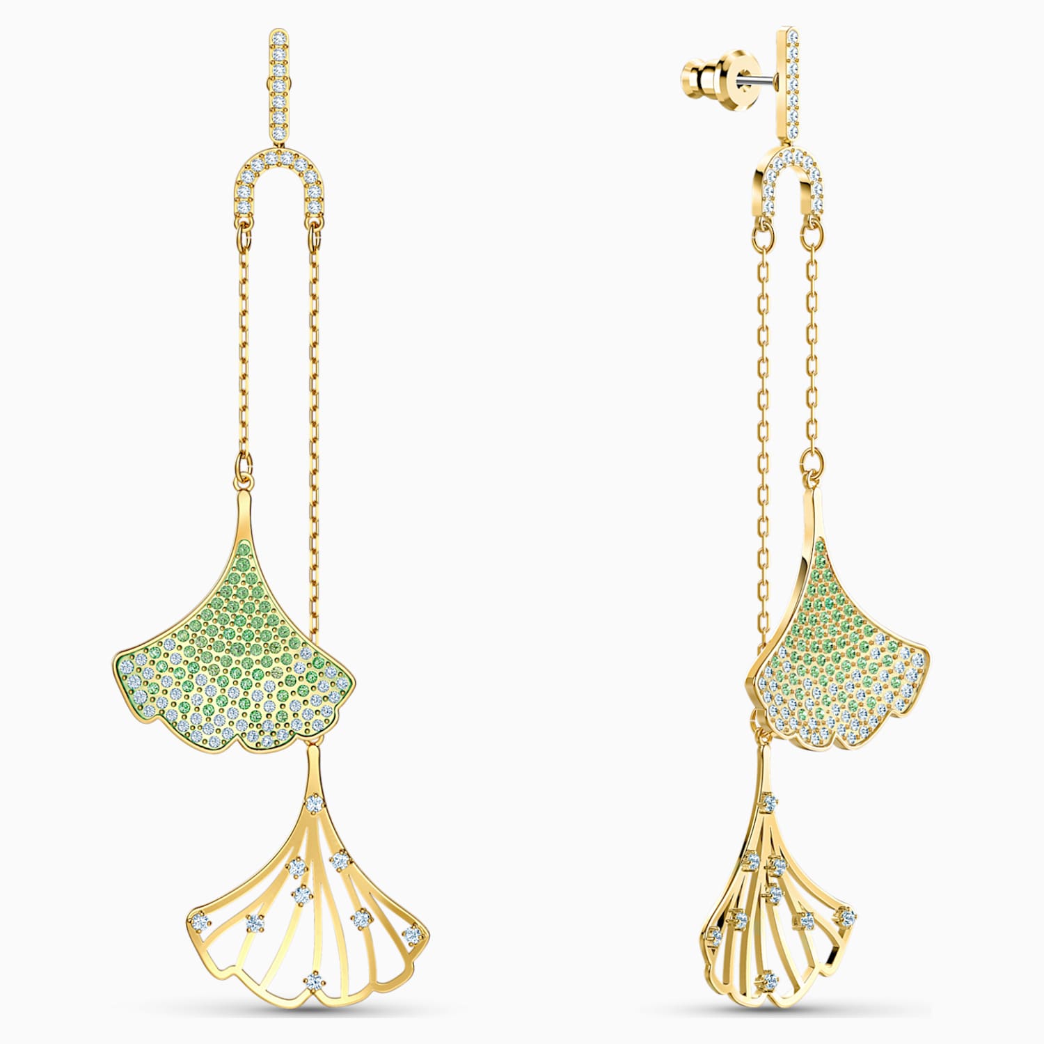 Stunning Gingko Mobile Igneli Kupeler Yesil Altin Rengi Kaplama Swarovski Com