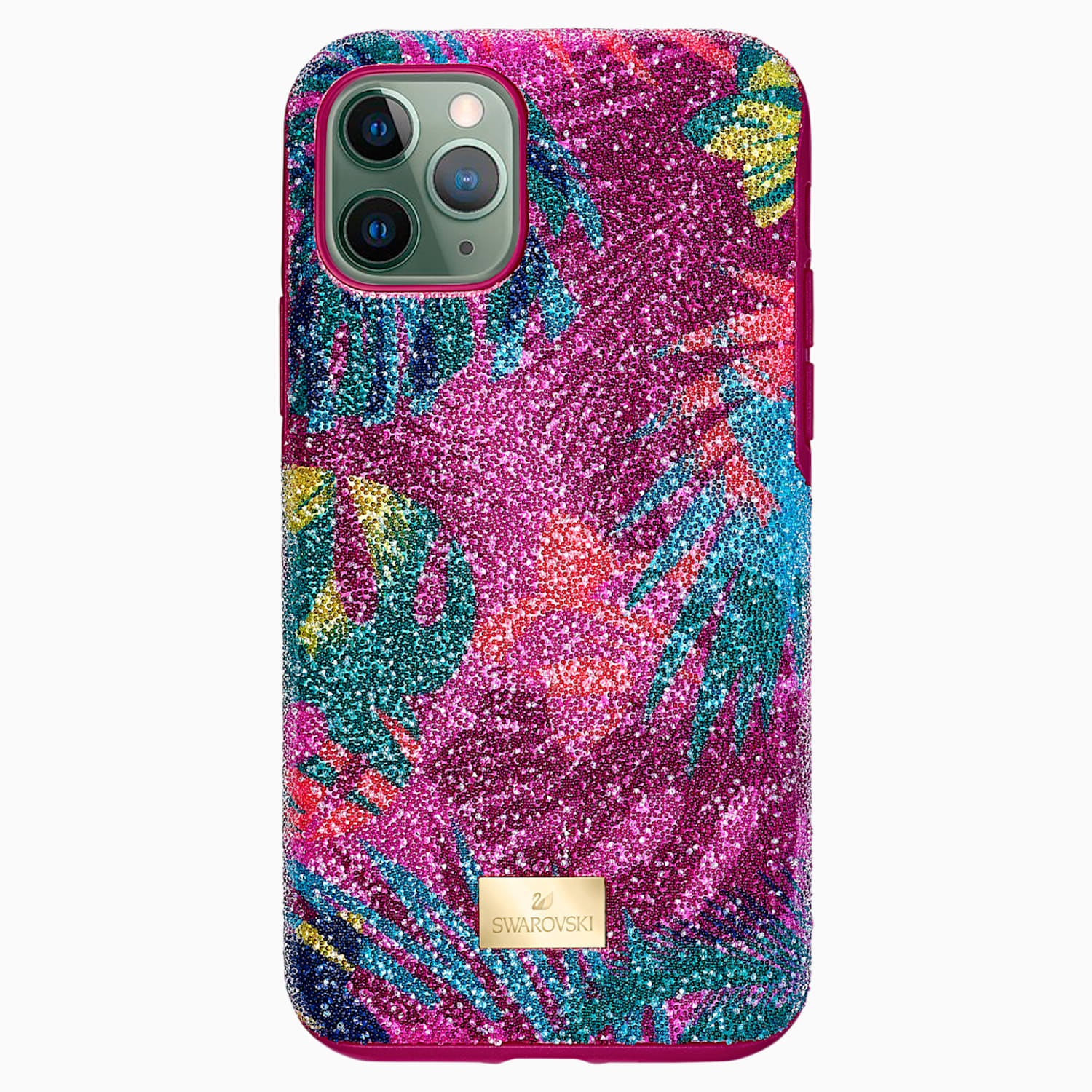 Tropical Koruyuculu Akilli Telefon Kilif Iphone 11 Pro Koyu Renkli Swarovski Com