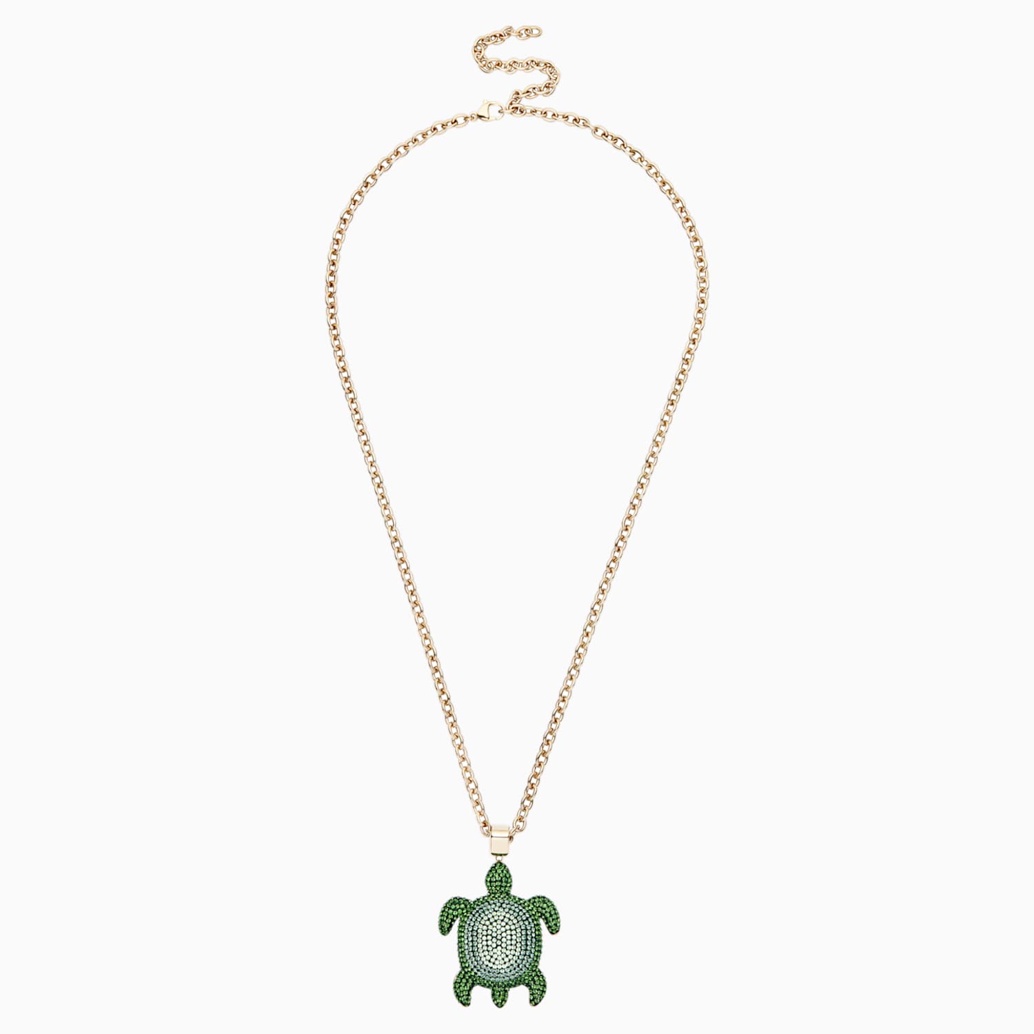 Mustique Sea Life Turtle Kolye Ucu Kucuk Yesil Altin Rengi Kaplama Swarovski Com