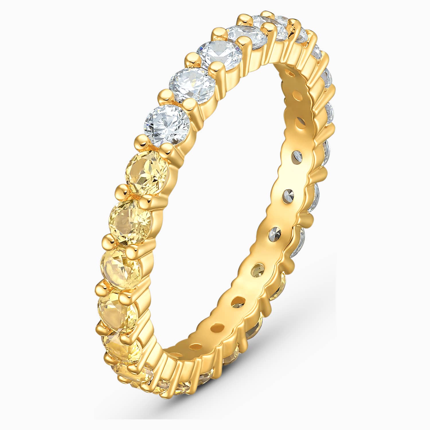 Vittore Half Yuzuk Altin Rengi Altin Rengi Kaplama Swarovski Com