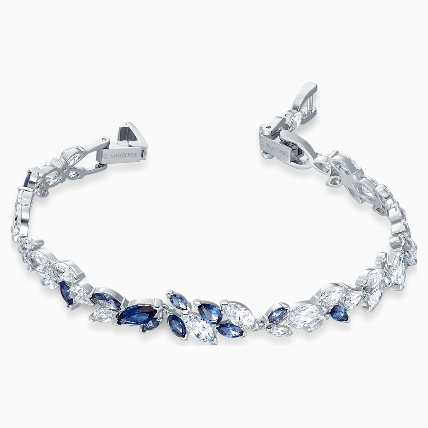 Louison Bileklik Mavi Rodyum Kaplama Swarovski Com