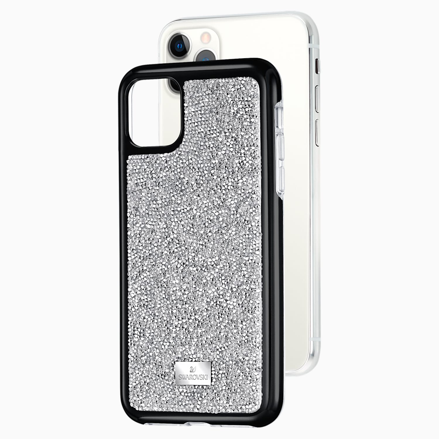 glam rock koruyuculu akilli telefon kilif iphone 11 pro max gumus rengi