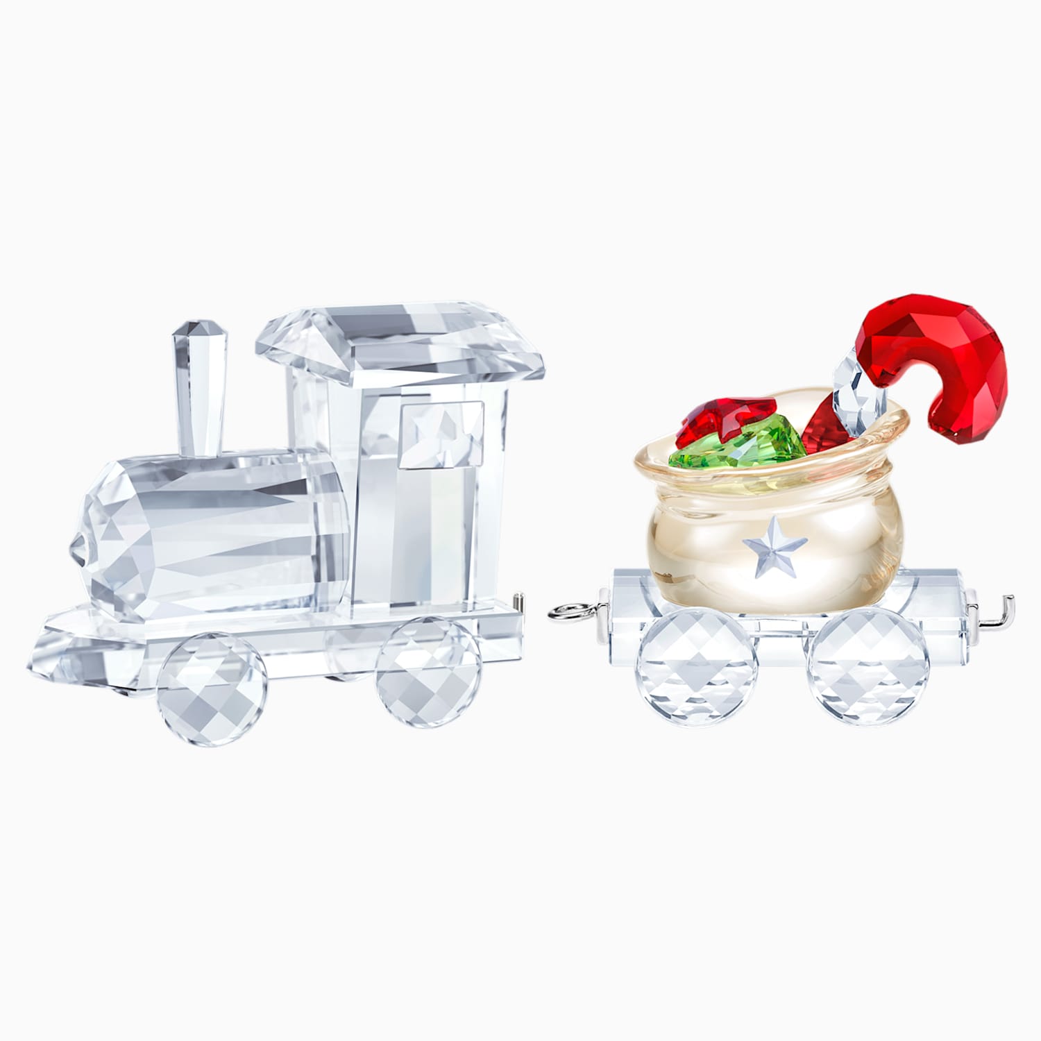 swarovski crystal train set