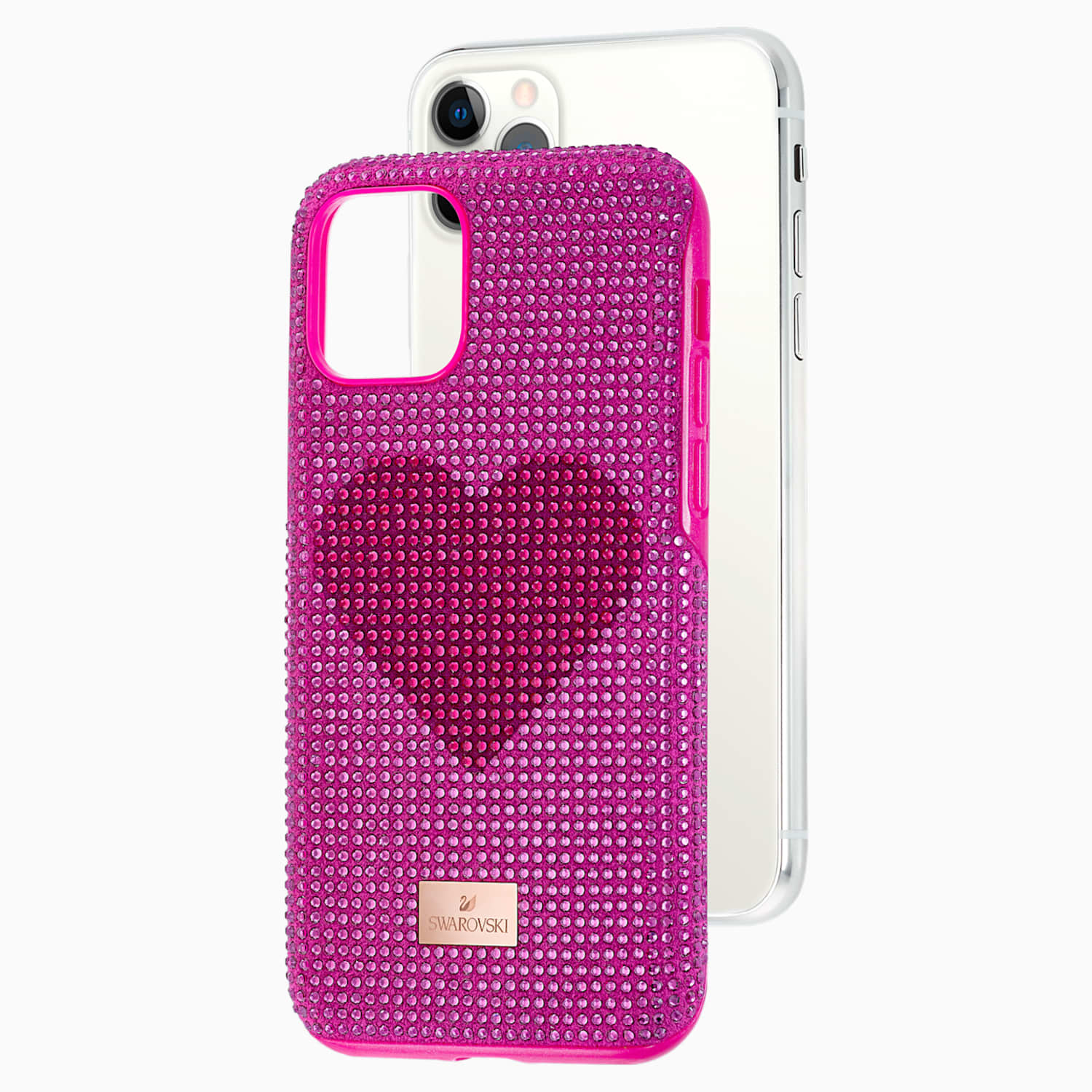 Crystalgram Heart 智能手机防震保护套 Iphone 11 Pro 粉红色
