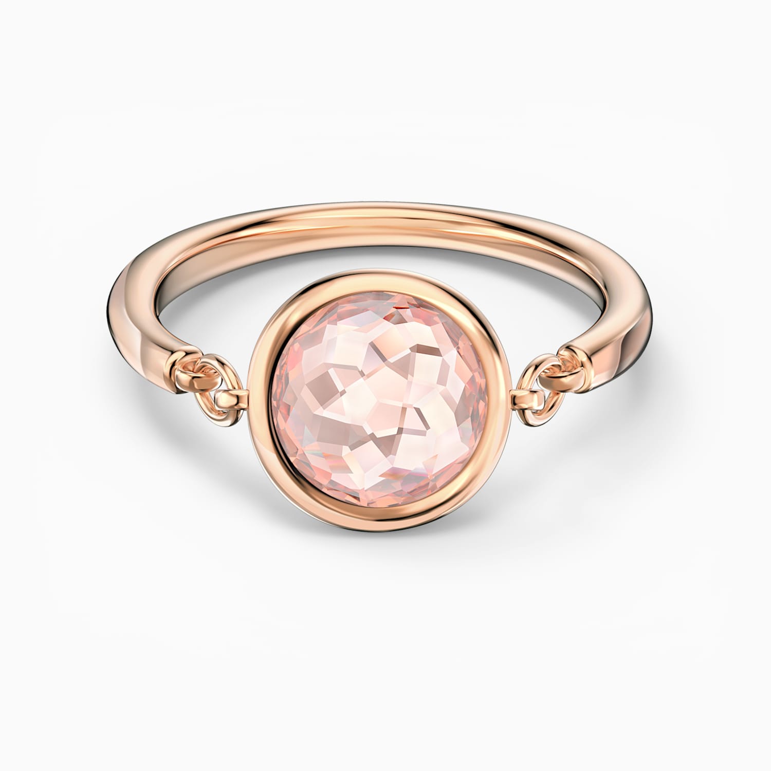 pink crystal ring