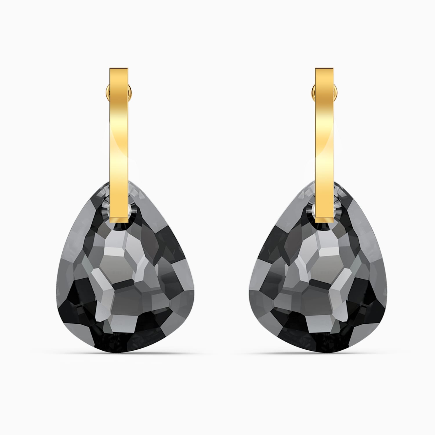 T Bar Igneli Kupeler Gri Altin Rengi Kaplama Swarovski Com