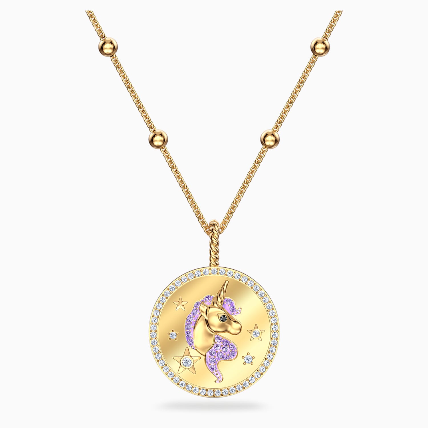 swarovski unicorn pendant