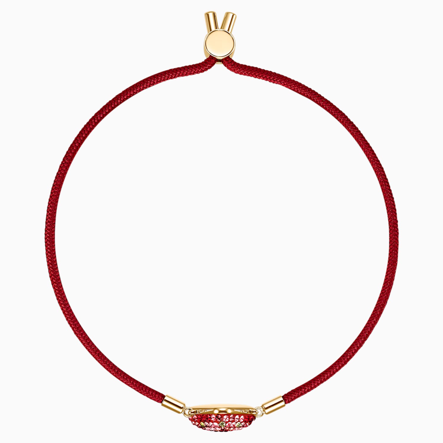 Swarovski Power Collection Fire Element Bileklik Kirmizi Altin Rengi Kaplama