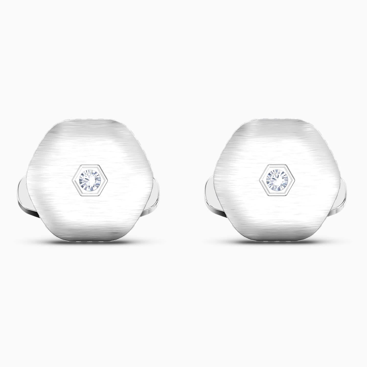Theo Air Element Kol Dugmesi Beyaz Swarovski Com