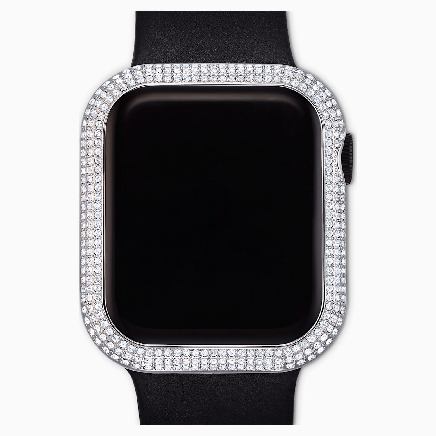 44mm Sparkling Case Compatible With Apple Watch Silver Tone Swarovski Com