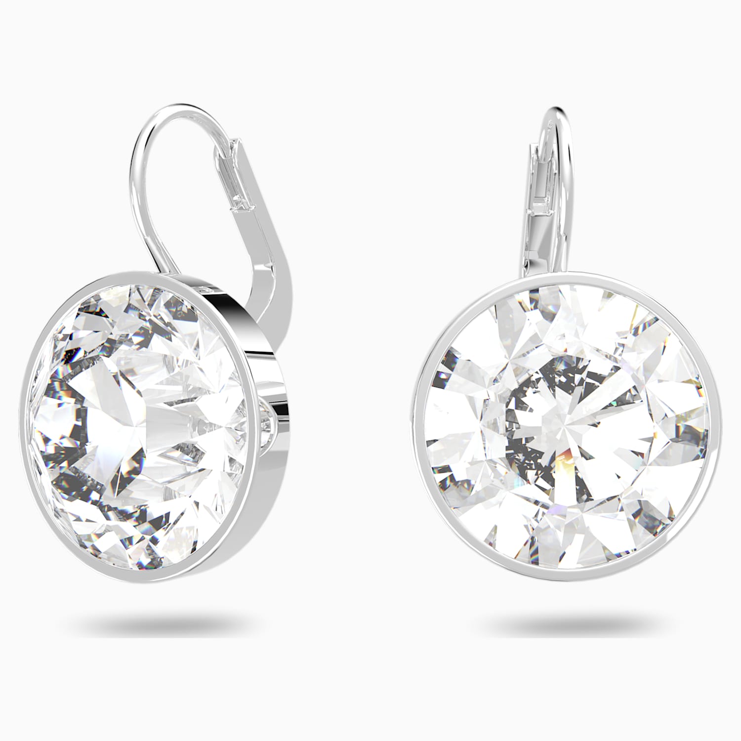 Bella Ohrringe Weiss Rhodiniert Swarovski Com