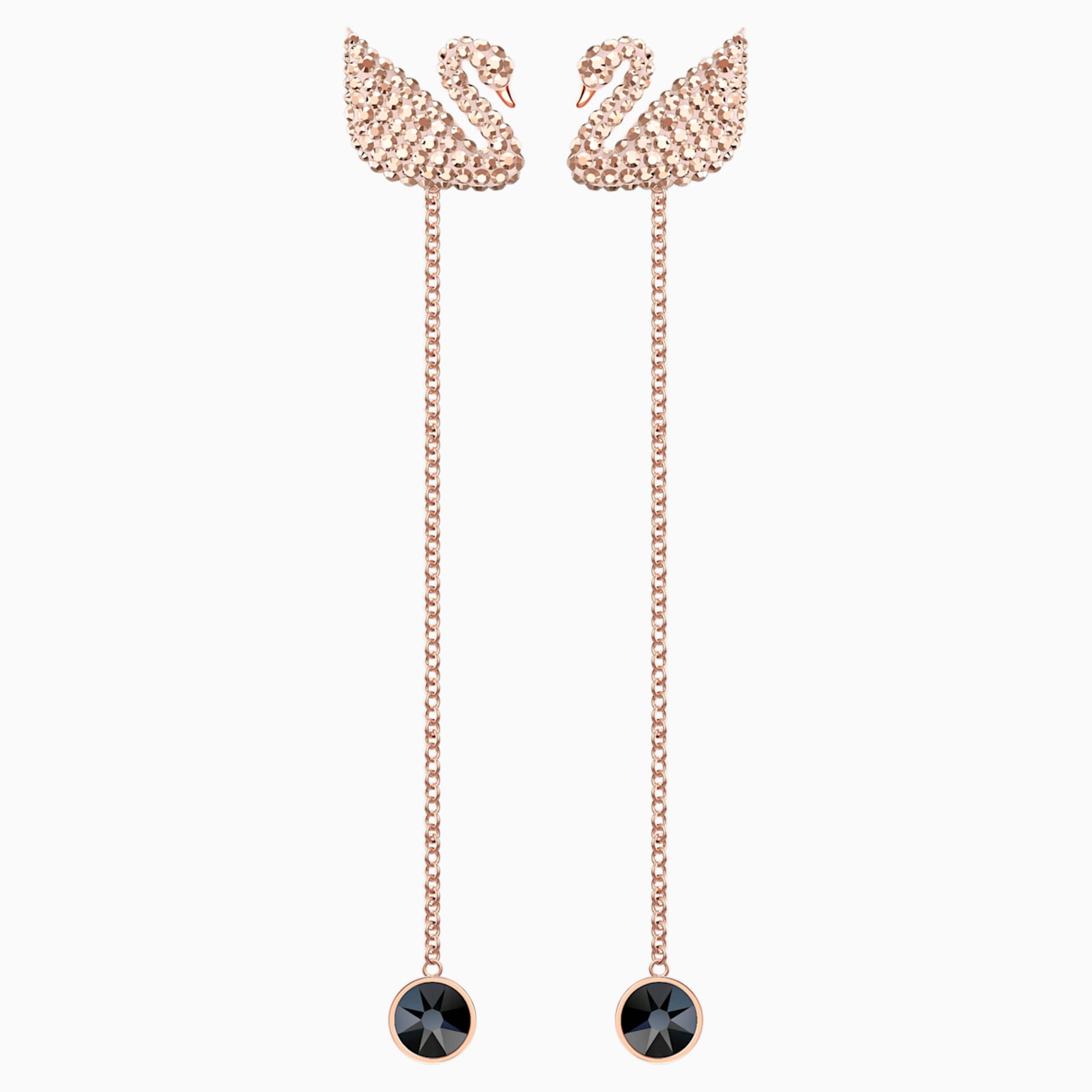 Серьги подвески. Серьги Swarovski 5373164. Сваровски iconic Swan. Swarovski Swan серьги. Swarovski iconic Swan.