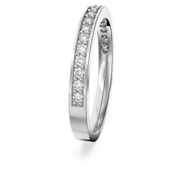 แหวน Matrix, ขาว, เคลือบโรเดียม - Swarovski, 1121067