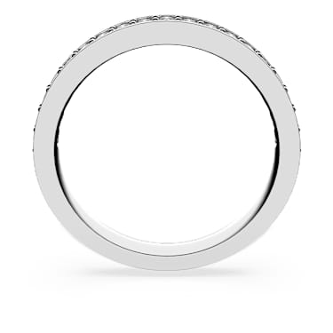 Rare ring, White, Rhodium plated