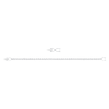 Imber Emily Tennis bracelet, Round cut, White, Rhodium plated - Swarovski, 1808960