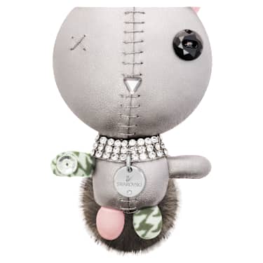 Zawieszka do torebki Mathilde, Królik, Szary, Stal szlachetna - Swarovski, 5020921