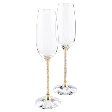 Crystalline Calici da Brindisi, Dorati (set di 2) - Swarovski, 5102143