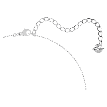 Attract set, Ronde slijpvorm, Wit, Rodium toplaag - Swarovski, 5113468